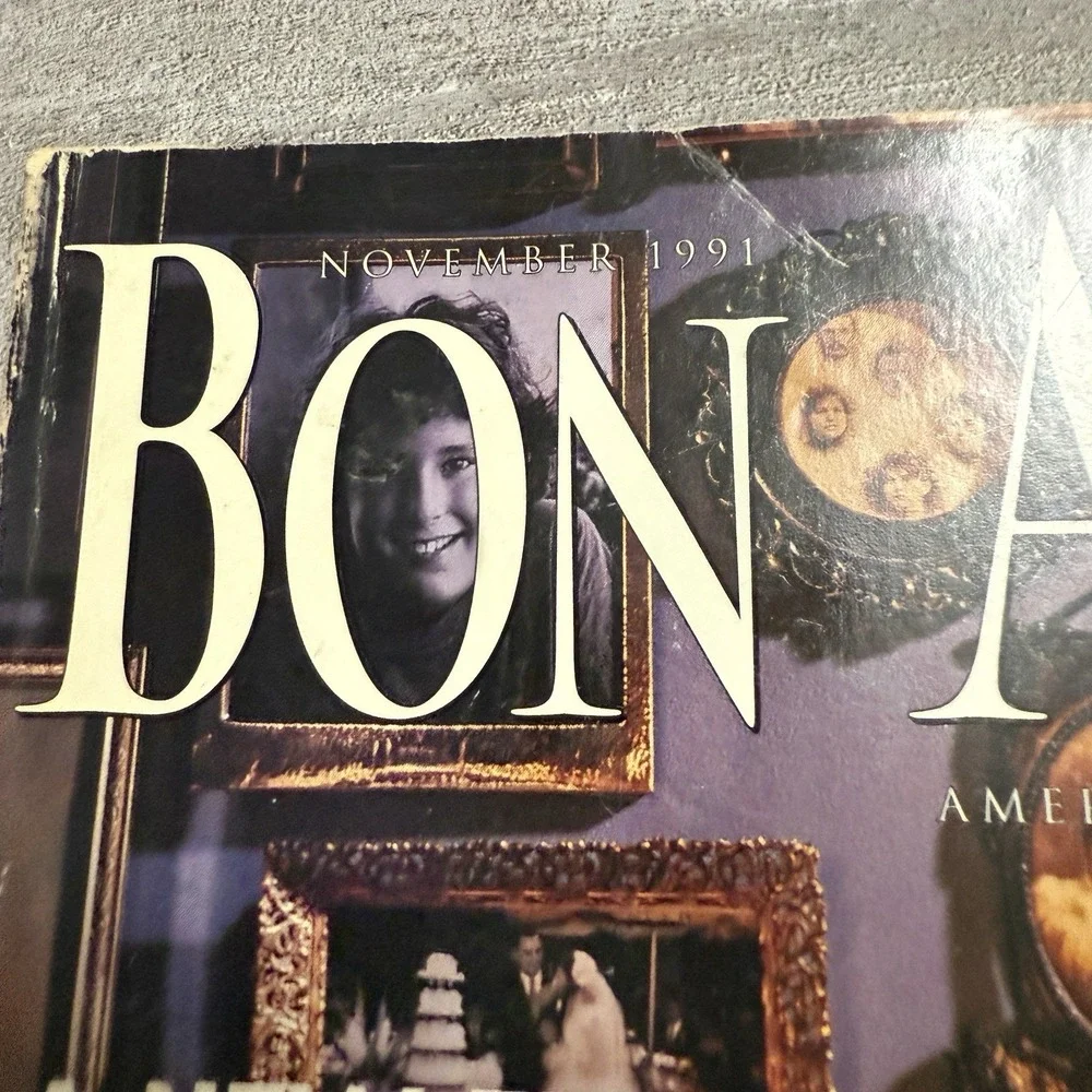 Bon Appetit Magazine New England Thanksgiving Cooking Recipe‎ November 1991